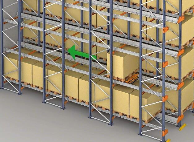 上海穿梭式貨架竣工案例